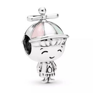 S925 ALE Propeller Hat Boy, Mixed Enamel Charm